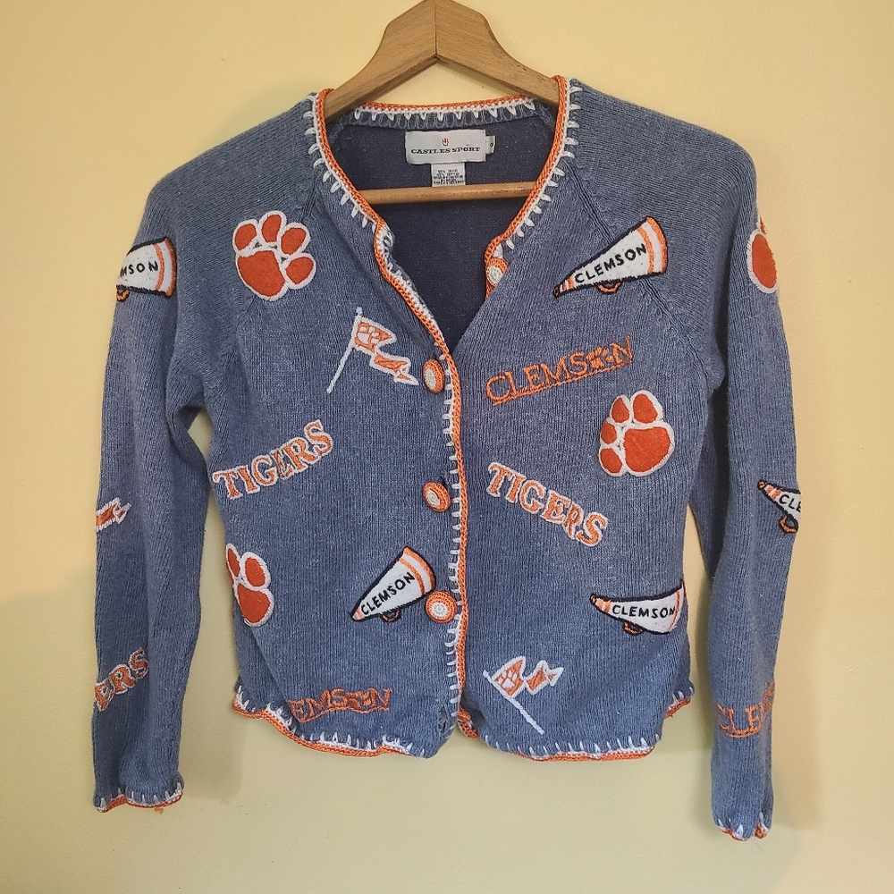 Vintage Clemson University Embroidered Jacket